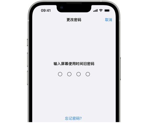 天宁iPhone屏幕维修分享iPhone屏幕使用时间密码忘记了怎么办 