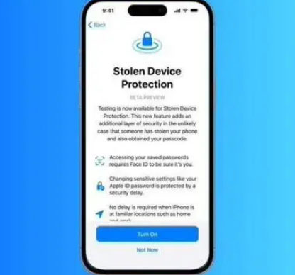 天宁苹果授权维修店分享被盗设备保护功能开启方法