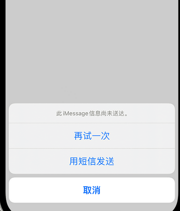 天宁apple维修iPhone上无法正常发送iMessage信息